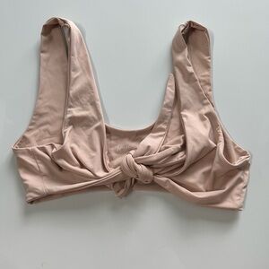 Four Three Seven Kenzie Bikini Light Peach Top Size Small‎